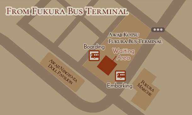Pick-up Bus Waiting Area Map